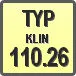 Piktogram - Typ: KLI110.26
